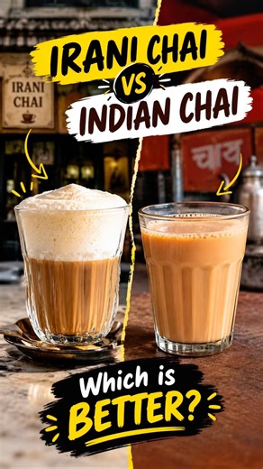 Indian Tea vs Irani Tea! #review #food #tea #explore #trending #cafehopping #delhi #vlog #newpost