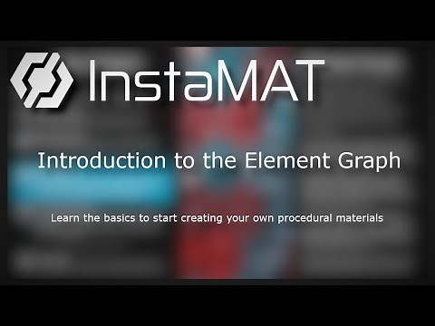InstaMAT Beginner Tutorial - Introduction to the Element Graph