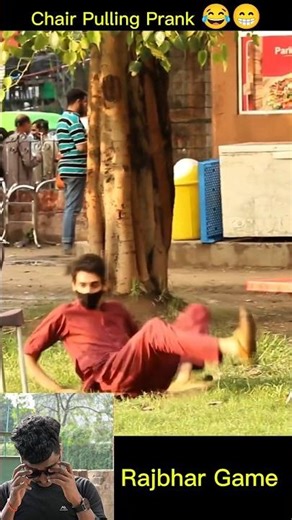 Chair Pulling Prank on public 😂😆🤣 | #shorts #prank
