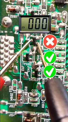 TVS Diode Test #shorts #motherboardrepair #electronicsrepair
