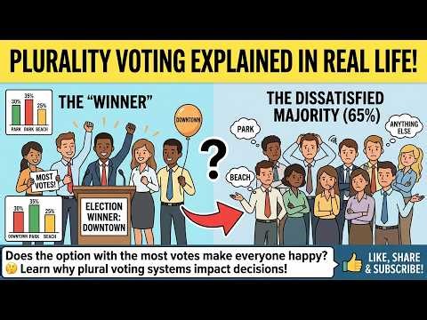 🏢 Plurality Voting Explained in Real Life!