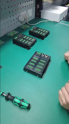 I/O module assembley line