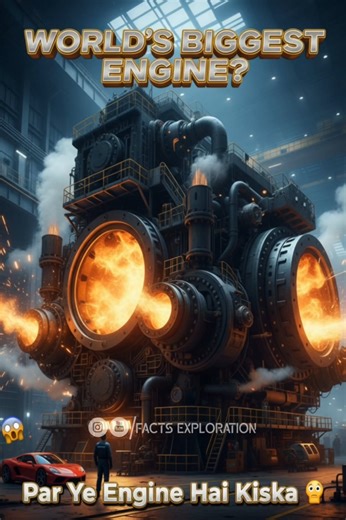World’s Biggest Engine Ever Built🤯🫡||‪@FactsExploration_57‬|| #shorts