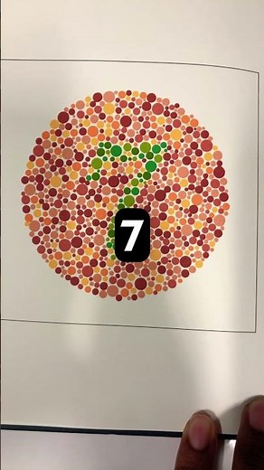 How To Test Color Vision (ishihara test)