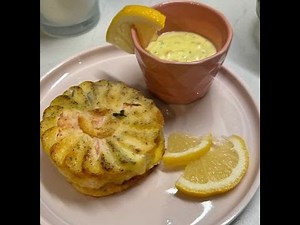 Salmon Clafoutis with Spinach and Feta and Messina Sauce - Cookidoo
