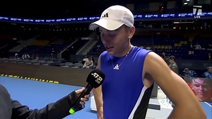 Justin Engel, a kickboxer who grew to love tennis with time, takes inspiration from Nadal and Djokovic