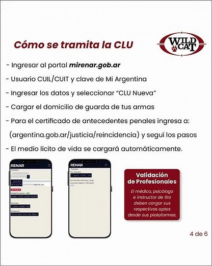 Qué es el CLU y cómo obtenerlo - Academia de Tiro WildCat