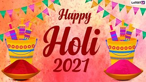Holi 2021 Virtual Celebration Ideas: From Zoom Calls to Traditional Holi Treats for the Taste Buds, Fun Ways to Celebrate the Festival of Colours Safely at Home | 🙏🏻 LatestLY