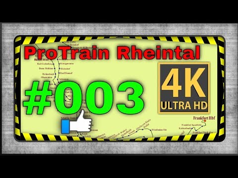 Microsoft Train Simulator Gameplay 4K – 003 – ProTrain Rheintal - Lokführerschicht 3/12