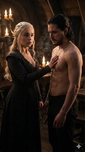 Viralclips on Instagram: "In Game of Thrones, this quiet moment speaks louder than any battle. When Daenerys Targaryen sees Jon Snow’s scars for the first time, disbelief turns into understanding. What sounded like exaggeration suddenly becomes truth — every mark on his body is a story of duty, sacrifice, and death faced head-on. In that silence, Ser Davos Seaworth’s words gain weight. This wasn’t a figure of speech, not a sailor’s tale spun too far. Jon has literally been to the edge and back, 