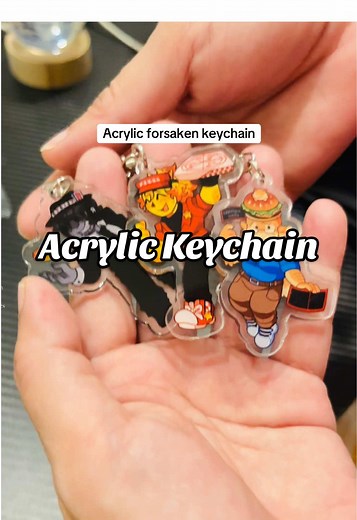 Acrylic Forsaken Keychain – The Perfect Accessory for Your Bag