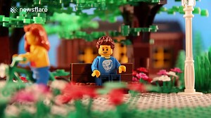 Man proposes to girlfriend using Lego stop-motion animation at cinema