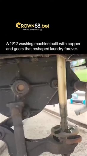 The Harry Fact Show | This 1912 washing machine, built from copper, gears, and hand-cranked mechanics, represents one of the biggest turning points in household... | Instagram