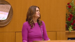 Governor Sanders delivers the 2025 State of the State address. | Sarah Huckabee Sanders
