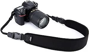 DSLR Camera Neck Strap, Soft Neoprene Shoulder Belt for Canon EOS R5 R6 5D Mark IV 6D Mark II SL3 SL2 T8i T7 T7i 90D 80D Nikon D6 D5 DF D850 D810 D780 D7500 D5600 D3500 Sony A1 A99II,etc