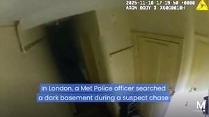 Basement search leads to officer's scream in London home