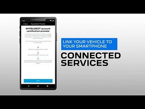 Peugeot Tutorial | Connected Services | How to link your vehicle to your phone