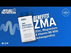 Applied Nutrition ZMA, Zinc, Magnesium, Vitamin B6 with Ashwagandha, Muscle Recovery & Sleep Support