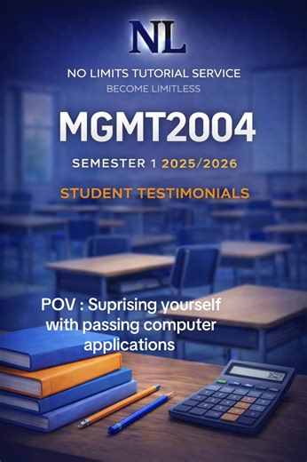 Congratulations to our Computer Applications (MGMT2004) students on your final exam results. Your hard work has truly paid off. #fyp #examresults #uwi #MGMT2004