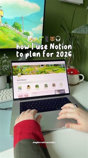 How I use Notion to plan for 2026 📝✨🌱 #notion #notiontemplates #notionapp