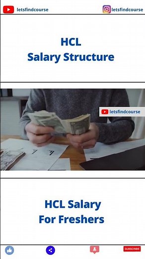 HCL Salary Structure #shorts