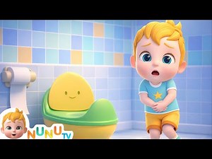 Time Out Potty Time | Potty Training For Kids + More Nursery Rhymes & Children Songs | NuNu Tv