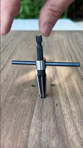 Conical reamer for hole opening and expansion#Hardware tools