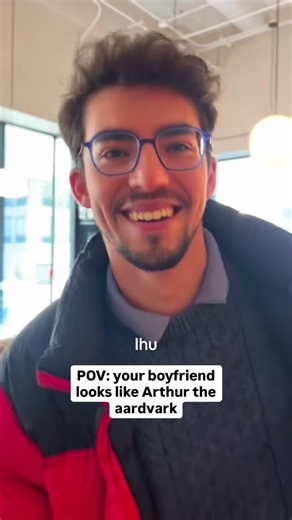 max🪐 on Instagram: "victor chopped his hair off the other day and he’s back in full fledged Arthur mode… . . . #boyfriends #gaycouple #cuteboys #boyswithglasses"