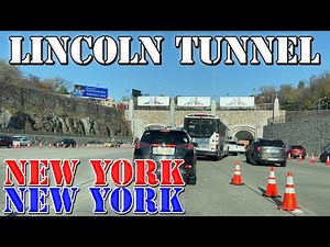 Lincoln Tunnel - New Jersey to Midtown Manhattan - New York - 4K Infrastructure Drive