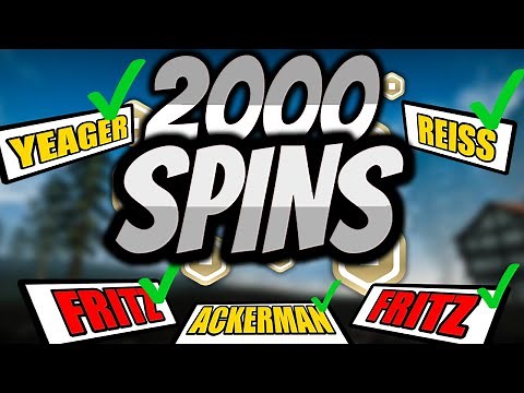 What You get for 2.000 Spins in Attack on Titan Revolution