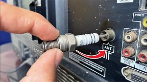 Insert a Spark Plug into the TV and be Amazed! Why Hasn't this Been Patented yet? | Homemade Creative
