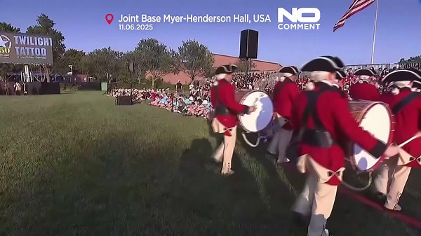 Military show 'Twilight Tattoo' draws crowds as US Army prepares for parade