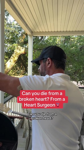 Asking a heart surgeon, can you die from a broken heart? #hearthealth #heartattack #doctor #surgeon #fypシ