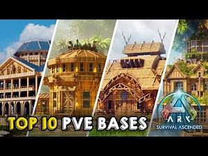 Top 10 Epic PVE Building Ideas | ARK: Survival Ascended