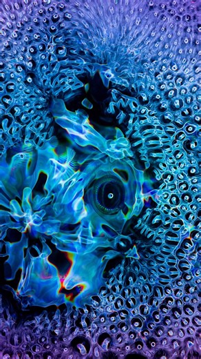 Bubbles, Sound, Light & Vibration! #bubbles #trance #cymatics