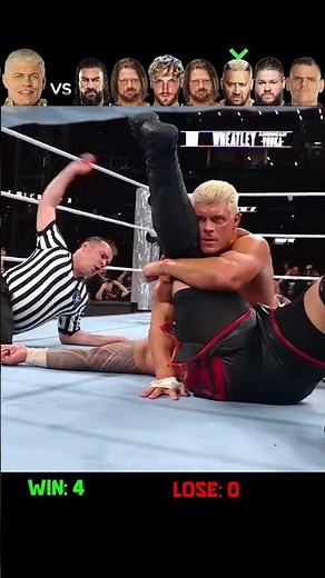 All of Cody Rhodes 1vs1 PPV Matches of 2024