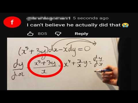 Calculus YouTuber Situation Just Got Embarrassing
