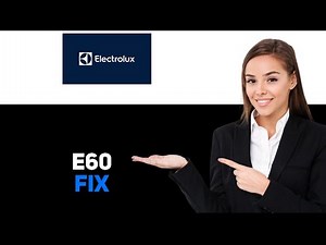 Electrolux Dryer Error Code E60 2025
