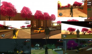 GTA SA Shenmue Cherry Blossom Trees - By iTakumi file