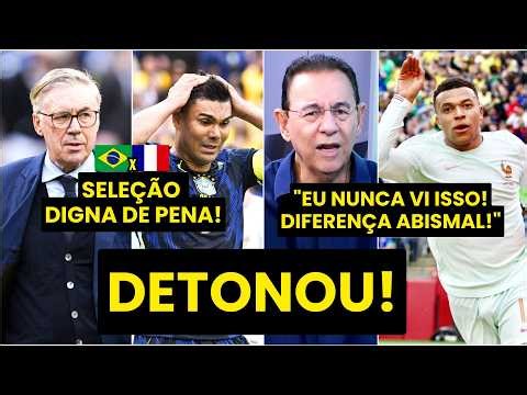 "FOI PATÉTICO! EU FIQUEI COM DÓ do BRASIL! LEVOU TOTÓ da FRANÇA e..." FLAVIO PRADO DETONA a SELEÇÃO!