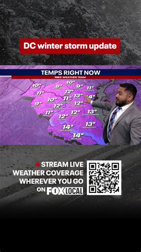 Below-freezing temperatures are chilling the DC area as a major storm is on the way, bringing snow Saturday night into Sunday with a threat of ice accumulation. Stay up to date on our website and on FOX LOCAL. We'll have all-day coverage Sunday at 6 a.m.