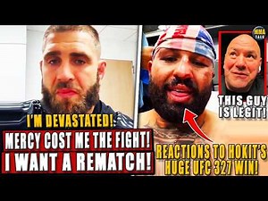 Jiri Prochazka CALLS for a REMATCH after UFC 327 loss! REACTIONS to Josh Hokit's HUGE WIN! Dana