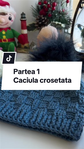 Facem impreuna o caciula daca tot a venit zapada ! Asta e partea 1 si vor la fi minim 2 parti ! modelul si moțul ! Urmareste pana la final,pune pe pauza cand ai nevoie si da o distribuire sa vada si prietenii tai! #crosetam #crosetamagica #handmade #lanacrosetata #crosetat