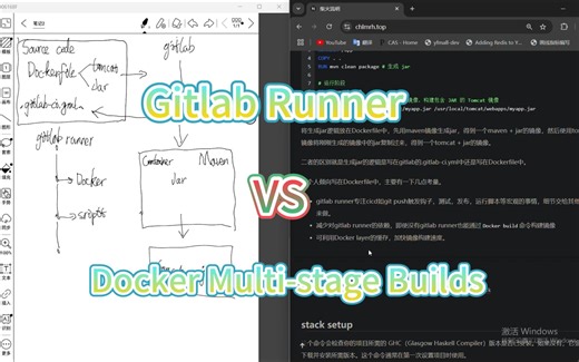 gitlab runner和dockerfile构建的权衡