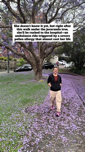 Pollen Allergy Crisis Under Jacaranda Trees in Australia