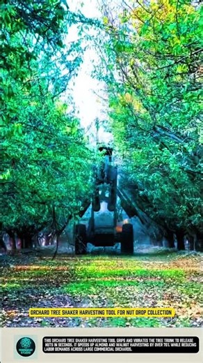 Orchard Tree Shaker harvesting tool for nut drop collection #tool