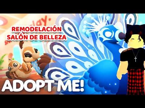 🔴EN VIVO | REMODELACION SALÓN DE BELLEZA Y 3 NUEVOS PAVOS REALES LLEGAN A ADOPT ME!