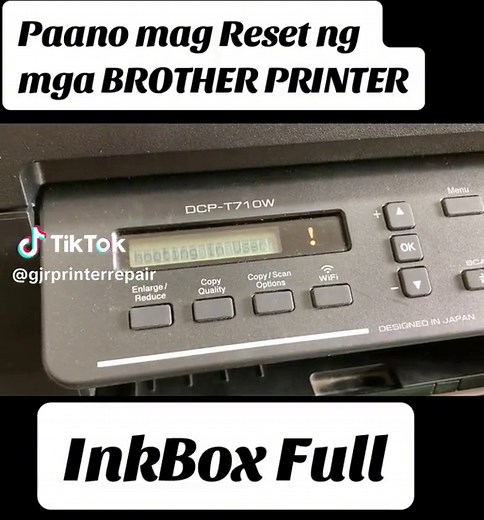Paano mag Reset Brother Printer ink box full #GJRprinterrepair #PrinterRepair #PrinterService #Brother #BrotherPrinter #inkboxfull #reset #brotherreset #fyp #fypシ #foryou #foryoupage