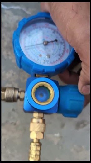 ❄️🔧 AC Gas Charging & Cooling Restoration #shorts #R22Gascharging #acgascharging #acrepair