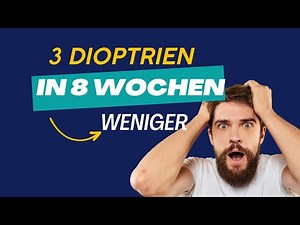 How to improve your vision by 3 diopters in 8 weeks and easily get rid of your glasses (secret tip)